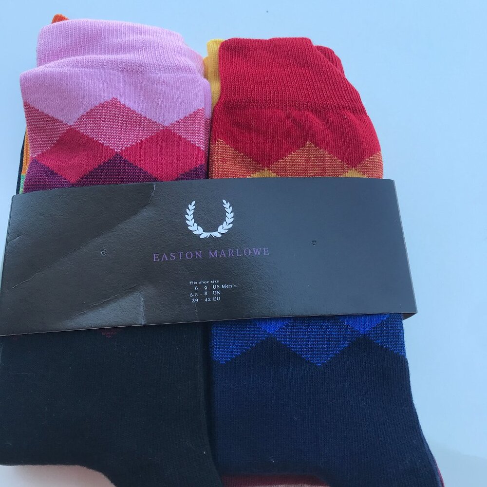 Socks. NEW. Easton Marlow. Package of 6. Size: 39-42